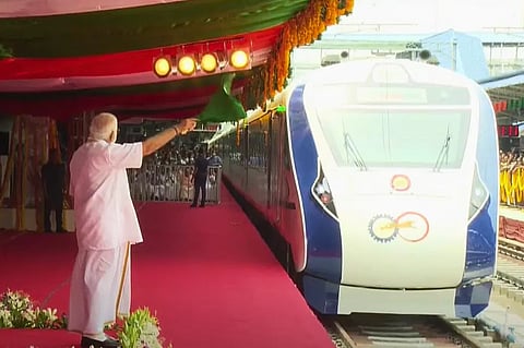 PM Modi flags off Delhi-Dehradun Vande Bharat Express 
