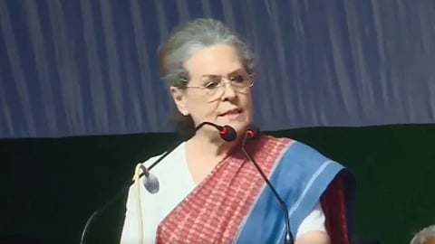 In first rally in poll-bound Karnataka, Sonia Gandhi slams BJP over government's 'dark rule'