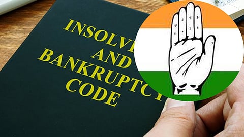 Cong flags low debt recovery under Insolvency and Bankruptcy Code