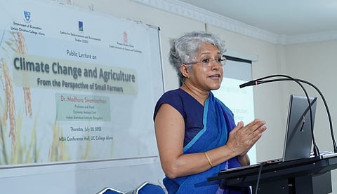 Prof Madhura Swaminathan, head of the economic analysis department at the Indian Statistical Institute in Bengaluru.