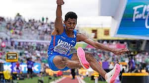 Star Indian long jumper Murali Sreeshankar 
