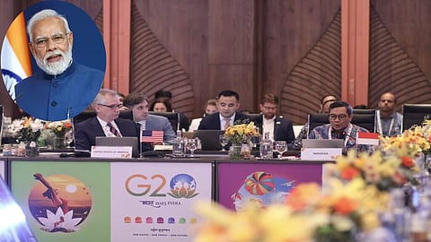 PM Modi is addressing the G20 Energy Ministers' Meeting, Goa 