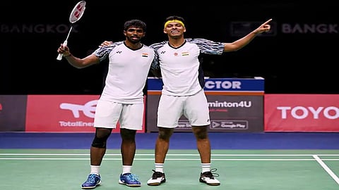 Indian pair of Satwiksairaj Rankireddy and Chirag Shetty
