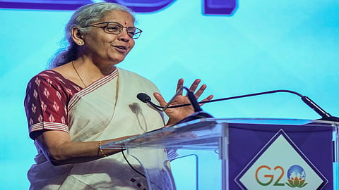 Finance minister Nirmala Sitharaman