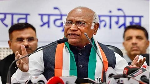Congress president Mallikarjun Kharge