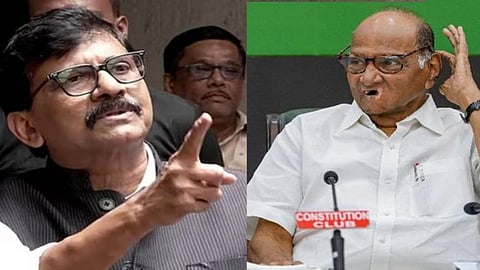 Sanjay Raut and Sharad Pawar