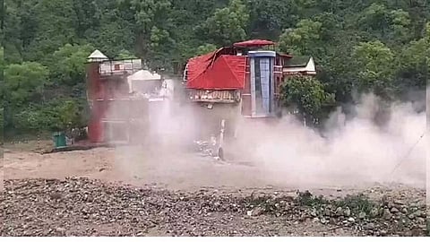 Defence college building in Uttarakhand's Maldevta collapsed