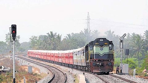 Stone pelting towards Kerala bound trains