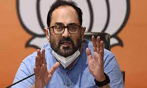 Union Minister Rajeev Chandrasekhar