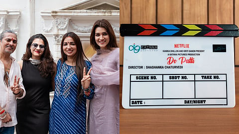 Kriti Sanon commences shooting for maiden production venture 'Do Patti'