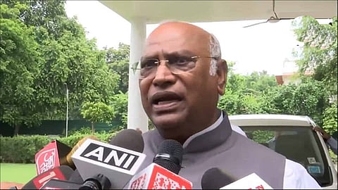 Congress president Mallikarjun Kharge