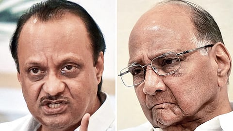 Ajit and Sharad Pawar