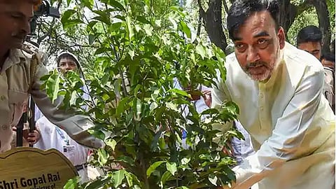 Delhi government environment minister Gopal Rai
