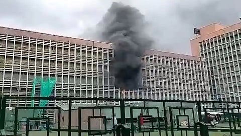Fire in the AIIMS, New Delhi
