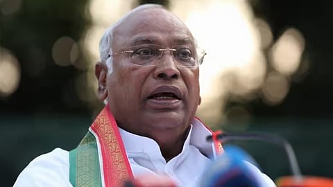 Congress president Mallikarjun Kharge