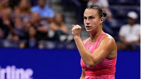 Aryna Sabalenka, of Belarus reaches the final of US Open 2023