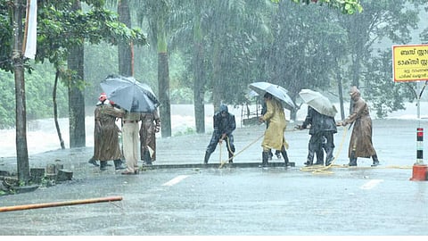 Heavy rain in Kerala