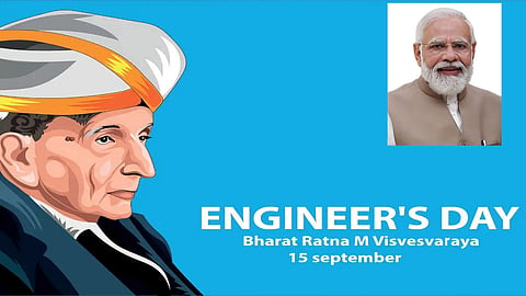 PM Modi greets engineers on Engineer's Day