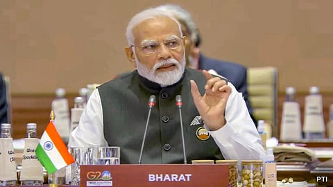 PM Narendra Modi speaks at the G20 summit