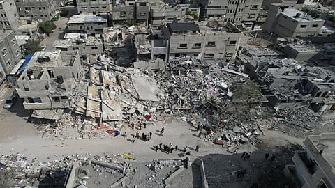 Gaza after Israeli bombardments