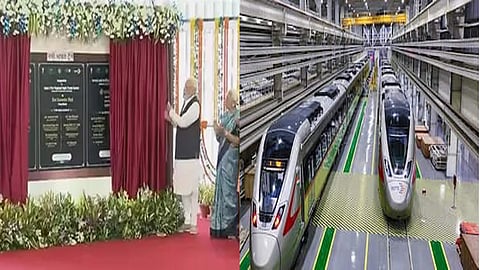 PM Narendra Modi inaugurates Delhi - Meerut RRTS service Namo Bharath