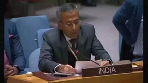 India representative in UN General Assembly