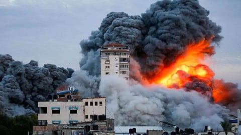 Hamas missile attack on Israel