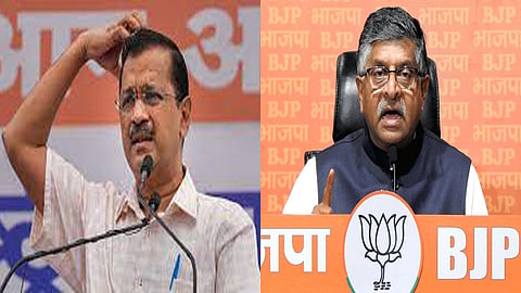 BJP leader Ravi Shankar Prasad's comments on Delhi CM Arvind Kejriwal 