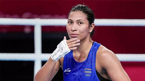 Boxer Lovlina Borgohain wins for silver medal at the Asian Games 2023