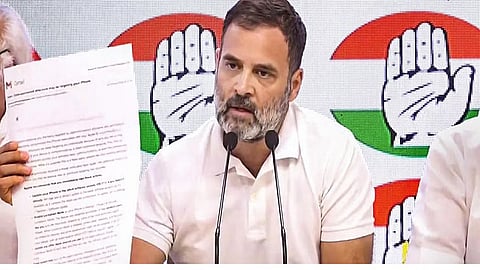 Congress leader Rahul Gandhi