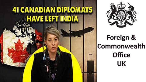 UK Goverment on Canadian diplomats' exit