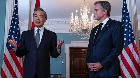 Chinese Foreign Minister Wang Yi meets Secretary of State Antony Blinken in US