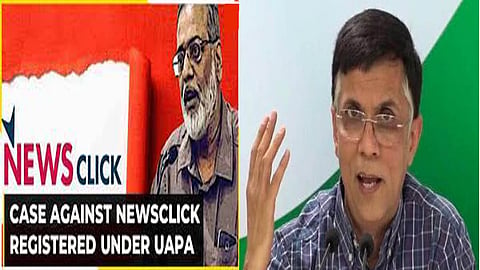 Cong on raids on Newsclick journalists