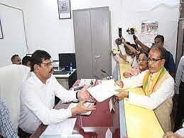 MP polls: CM Chouhan files nomination papers from Budhni