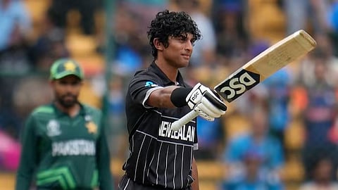 Rachin Ravindra (108 off 94) scores century for New Zealand