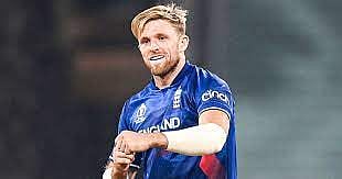 England all-rounder David Willey 