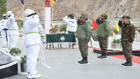 Army Chief Gen Manoj Pande inspects Siachen Base Camp