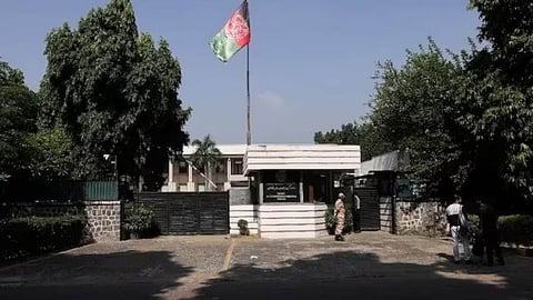 The Afghan embassy in New Delhi