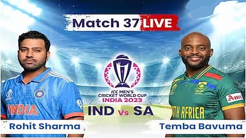 ODI Cricket World Cup 2023 - India vs South Africa Toss