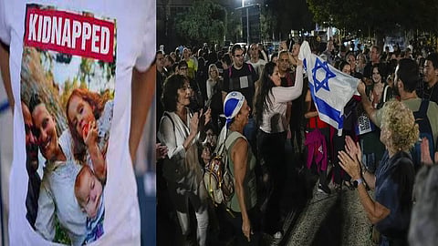Israeli hostages who were released and their relatives