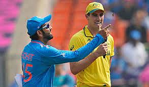 Australia captain Pat Cummins won the toss and elected to bowl against India in the World Cup final here on Sunday.