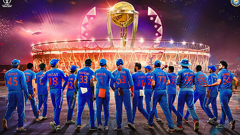 India enter final of World Cup with 70-run win over New Zealand in first semifinal in Mumbai