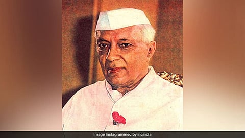 India's first prime minister Jawaharlal Nehru