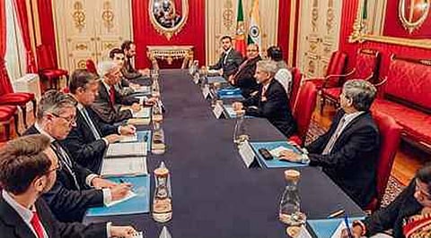 EAM S Jaishankar discusses with Portuguese PM Antonio Costa 