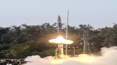 Test-firing of the surface-to-surface short-range ballistic missile (SRBM) 'Pralay'