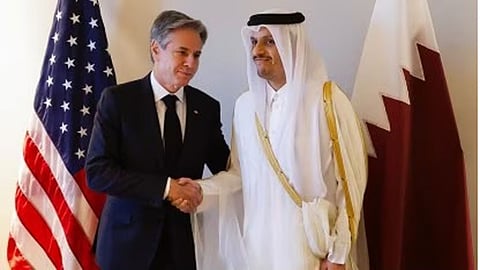 U.S. Secretary of State Antony Blinken with Arab leaders