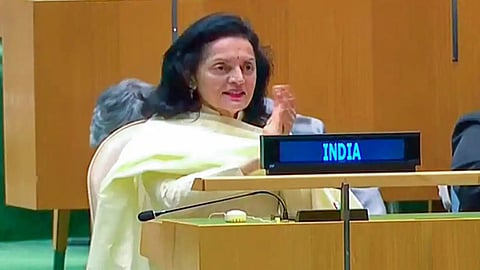 India's Permanent Representative at the UN Ruchira Kamboj