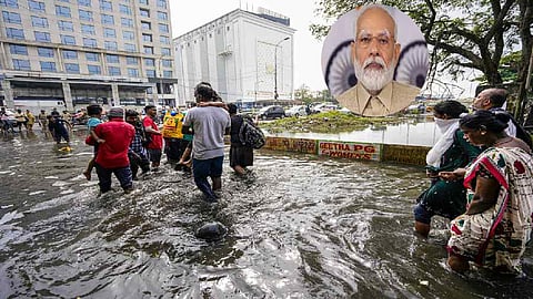 Aftermath's of cyclone Michaung in Andhra and Tamil Nadu