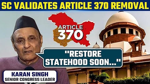 Congress on SC upholding Article 370 abrogation