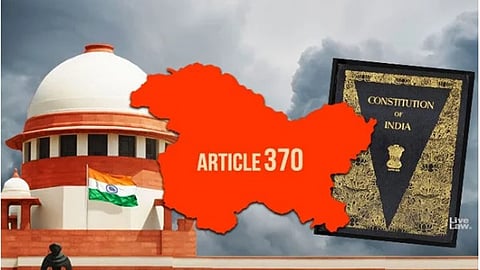 SC verdict on Article 370 of JK